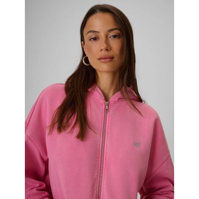 5. Oversize-Sweatshirt für Damen mit Kapuze 4F 4FRSS26TSWSF3189-55S