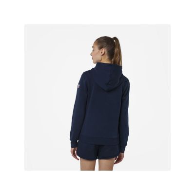 4. Rossignol W LOGO SWEAT FZ HOOD FL marineblau