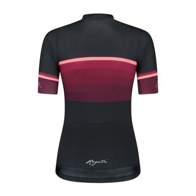 2. Rogelli Damen-Radtrikot IMPRESS II Bordeaux-Koralle 3XL