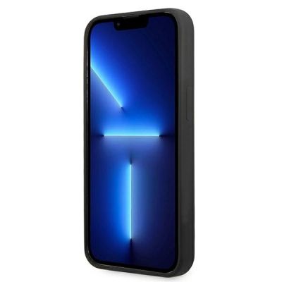 5. Karl Lagerfeld Silikon-Plakette für iPhone 13 Pro Max – Schwarz