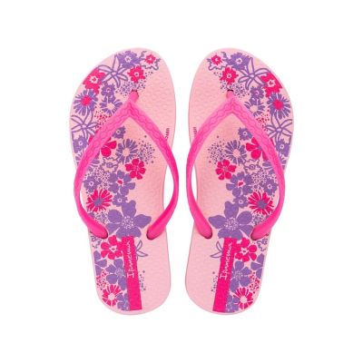 Ipanema Classic Happy rosa Kinder-Flip-Flops für Mädchen