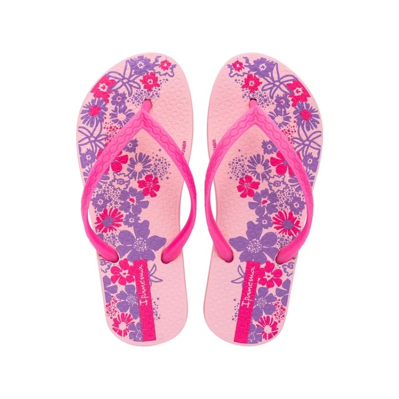 Ipanema Classic Happy rosa Kinder-Flip-Flops für Mädchen