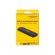 6. DeLOCK Externes USB-Typ-C-Gehäuse für M.2 NVMe PCIe- oder SATA-SSDs – werkzeuglos