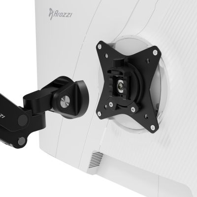 6. Arozzi AZ-ALZARE-NEO-BK Monitorhalter/Ständer Schreibtisch Schwarz