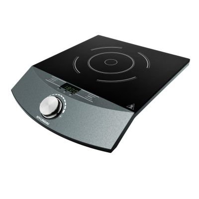 7. Hyundai IND 133 Schwarzes Arbeitsplatten-Induktionskochfeld, 30 cm, 1 Kochzone
