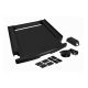 2. Waschmaschinen-Trockner-Anschluss mit Schublade und Riemen, schwarz