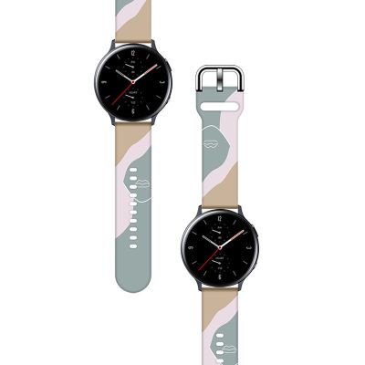 2. Strap Moro für Samsung Galaxy Watch 45 / 46 / 47 mm Silikonarmband Uhrenarmband - Muster 17