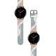 2. Strap Moro für Samsung Galaxy Watch 45 / 46 / 47 mm Silikonarmband Uhrenarmband - Muster 17