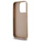 7. DKNY Quilted Stack Logo iPhone 15 Pro Hülle – Beige