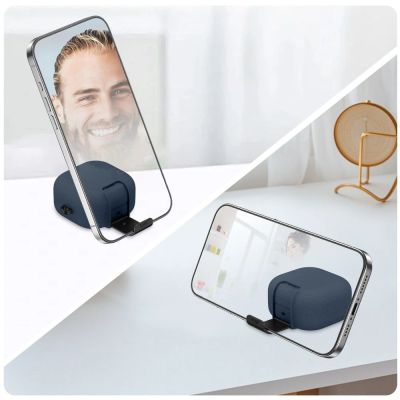 6. Tech-Protect Slim Hook Hülle für Samsung Galaxy Buds 4 / 4 Pro – Marineblau