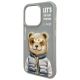 4. Nimmy Cool&Cute 2.0 Bear Case für iPhone 15 Pro - Grau