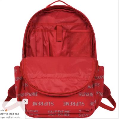 4. Supreme Rucksack Red Backpack Reflective – FW26B3-RED