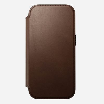 6. Nomad Moderne Leder-Folio-Handyhülle 16 cm (6,3") Braun