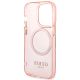 7. Guess GUHMP14XHTCMP iPhone 14 Pro Max 6,7" rosa/rosa Hartschale Gold Outline Translucent MagSafe