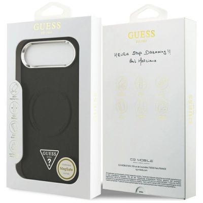 8. Guess Triangle Logo MagSafe Hülle für iPhone Air - Schwarz