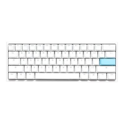 Ducky DKON2061ST Gaming-Tastatur USB QWERTY Amerikanische Internationale Weiß