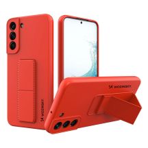 Wozinsky Kickstand Case Silikonhülle mit Ständer für Samsung Galaxy S22+ rot