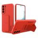 Wozinsky Kickstand Case Silikonhülle mit Ständer für Samsung Galaxy S22+ rot