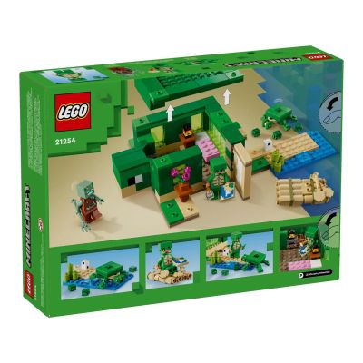 2. LEGO Minecraft 21254 Turtle Beach Haus