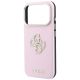 6. Guess Smooth & Big Strass Logo Hülle für iPhone 18 Pro Max / 17 Pro Max - Pink