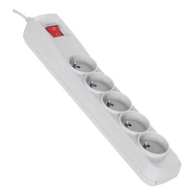 4. Activejet 5-poliger/5-poliger Überspannungsschutz (10 A; 2300 W) 5 m; grau