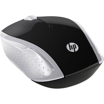 15. HP Maus 200 Kabellos USB-A 3-Tasten Silber/Schwarz