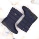 14. News W EVE436B marineblaue hohe Stiefeletten