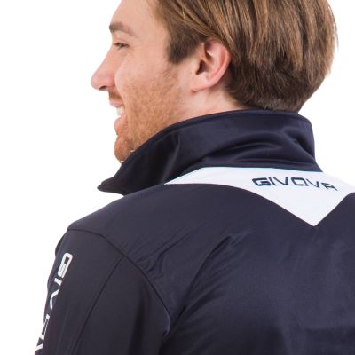 15. Givova Visa Trainingsanzug marineblau und weiß 0403