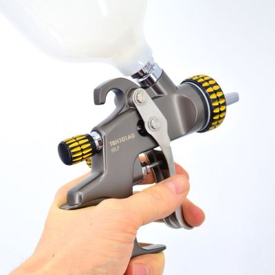 AWTOOLS HVLP PRO Farbpistole mit 1,4 mm Aufsatzbecher