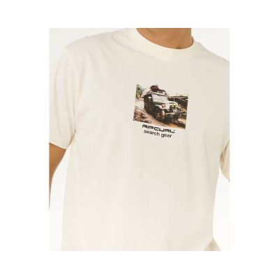 5. Herren RIP CURL Search Rig T-Shirt Weiß