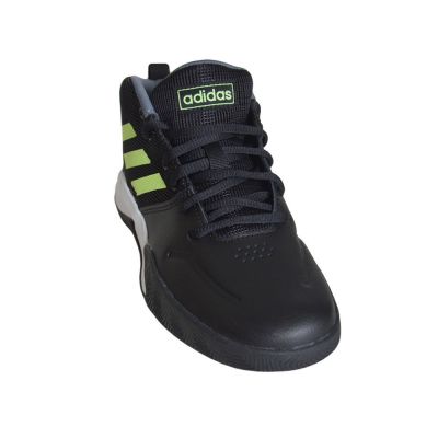 2. Adidas Ownthegame Basketballschuhe für Kinder, Weite C, Schwarz/Hireye/Onix - EF0308