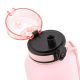 11. Meteor 1500 ml rosa/blaue Sportflasche