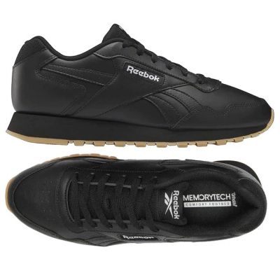 5. Herren-Sportschuhe Reebok Glide, Lifestyle-Sneaker aus Leder für den Alltag, schwarz (GZ2324)