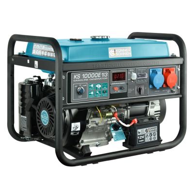 2. KÖNNER & SÖHNEN BENZIN-GENERATOR 7,5 kW 230/400 V ELEKTROSTARTER AVR VST KS10000E1/3