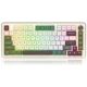 REDRAGON K681CGC-RGB-PRO Cyrus Tastatur USB + RF Wireless + Bluetooth Weiß, Grün