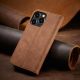 10. Magnet Fancy Case Case für iPhone 13 Pro Max Tasche Brieftasche Kartenhalter Braun