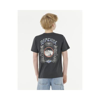 3. RIP CURL TROPIC DAZE ART TEE -JUNGE schwarz