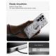 14. Spigen Ultra Hybrid Mag MagSafe Hülle für Samsung Galaxy S26 Ultra Zero One – Transparent und Weiß