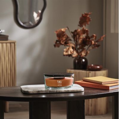 2. Kürbis-Praline Woodwick Ellipse Kerze
