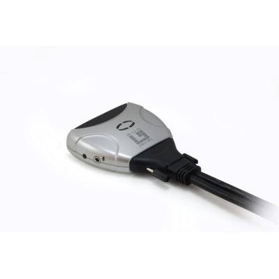 LevelOne KVM-0260 KVM-Switch Schwarz, Grau
