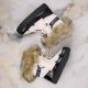 7. Plateau-Schneestiefel mit Schnürung und Fell Vinceza W JAN262 beige