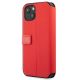 4. Ferrari FESAXFLBKP13SRE iPhone 13 mini 5.4" rot/rotes Buch On Track Carbon Stripe