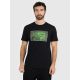 Herren-T-Shirt mit Aufdruck, regulär, Größe 4F 4FRAW25TTSHM3612-20S