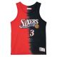 Mitchell & Ness NBA Philadelphia 76ers Allen Iverson Tanktop aus Baumwolle mit Batikmuster - TTNK3206-P76YYAIVRDBK