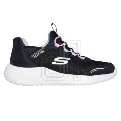 5. Skechers Slip-ins Bounder Simple Cute Jr 303585N-BLK Schuhe