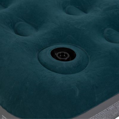 3. Beflockte Matratze für 1 Person mit integrierter Fußpumpe 191x99x22cm 24679