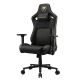 4. COUGAR CGR-DFL-GLB Gaming-Stuhl, gepolsterter Sitz, Schwarz, Gold
