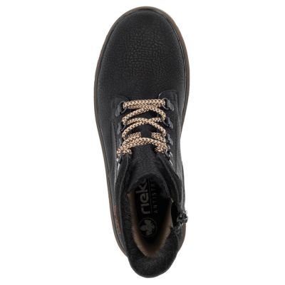 12. Wasserdichte schwarze Damen-Trekkingstiefeletten Rieker Y3433-00