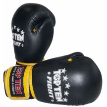(W) TOP TEN FIGHT RTT-2 Boxhandschuhe 10 oz Schwarz und Gelb