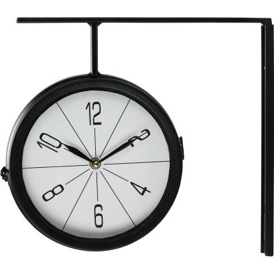 2. Doppelseitige Wanduhr, 30 x 9 x 28 cm, hochwertige Haushaltsware